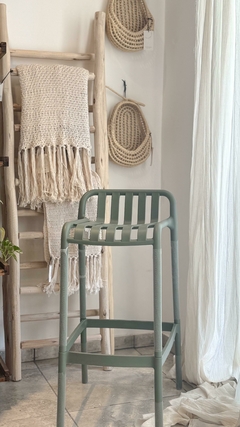 BANQUETA VARILLADA VERDE - comprar online