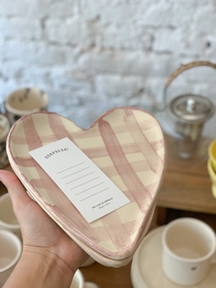 Plato corazon cuadrille