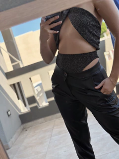 Vera Pants/ Ecocuero - comprar online