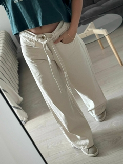 Jeans Wide Leg/ Latte - comprar online