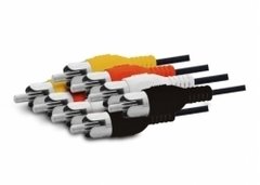 CABLE ARMADO 4 RCA X 4 RCA 1.8 MTS.