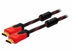 CABLE HDMI / HDMI PREMIUM FULL HD 1080P CON FIILTRO Y CONECTORES DORADOS (1.5 MTS)