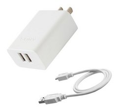 Cargador Usb 3a Sony Original De Salida Doble ( Carga Rápida )