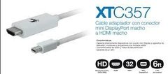 Cable mini DisplayPort macho-HDMI macho 1.8mts - comprar online