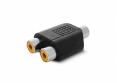 FICHA ADAPTADORA JACK RCA A 2 JACK RCA