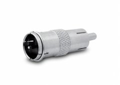 FICHA ADAPTADORA MACHO P/F A PLUG RCA
