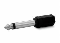 FICHA ADAPTADORA PLUG 6.5 MONO A JACK 3.5 MONO