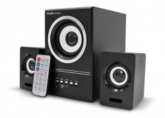 JUEGO DE PARLANTES MULTIMEDIA 2.1 USB (BT / TF / USB / FM) NEGRO