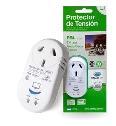 Protector Tension  PR4 Tv Smart Electrodomestico Led Corte De Luz