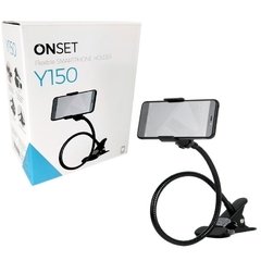 SOPORTE PARA CELULAR FLEXIBLE TRIPODE CELULAR PARA ESCRITORIO ONSET Y150 PINZA