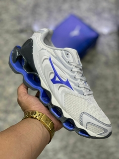 Mizuno Pro 12s Branco / Azul