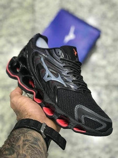Mizuno Pro 12s Preto / Vermelho