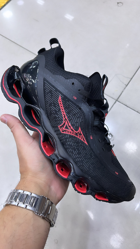 Mizuno Pro 13 Preto / Vermelho