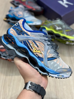 Mizuno Pro 1 - Cinza / Azul