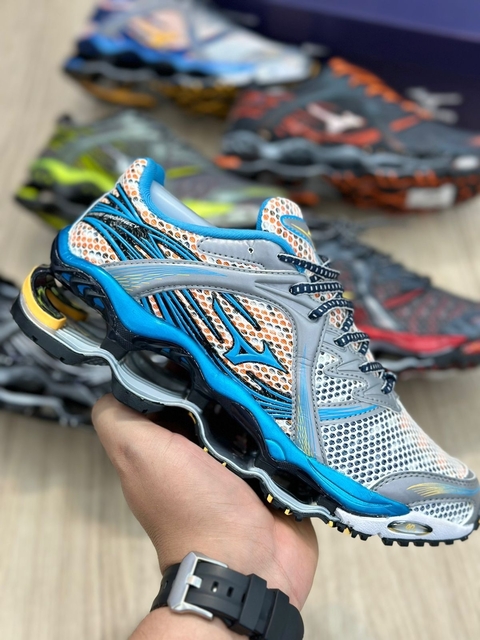 Mizuno Pro 1 - Cinza / Azul Bebê