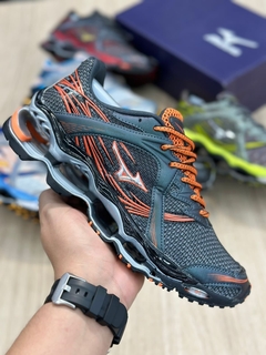 Mizuno Pro 1 - Preto - laranja.