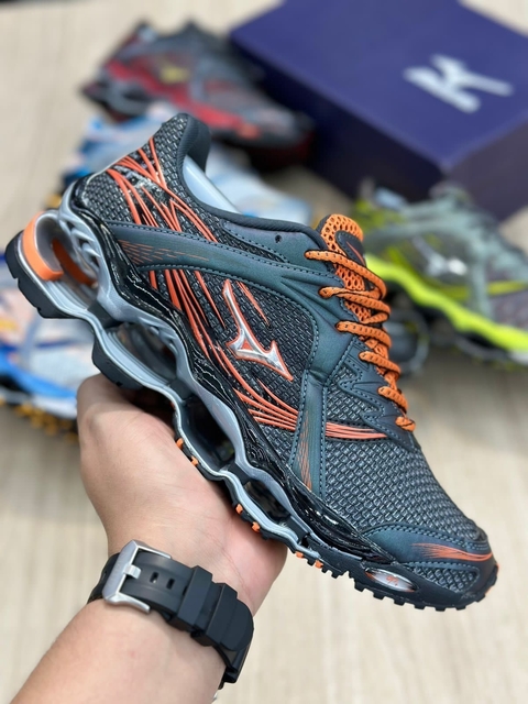 Mizuno Pro 1 - Preto - laranja.