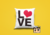 Almofada PillowToy Criativas 40x40cm LOVE 3