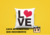 Capa para almofada PillowToy Criativas 40x40cm LOVE 3