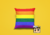 Almofada PillowToy Criativas 40x40cm CORES BANDEIRA