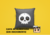 Capa para almofada PillowToy Criativas 40x40cm Caveira