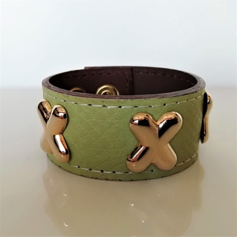 Brazalete Tres Cruces Dorado