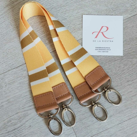 Par de correas cortas para cartera o bolso (60cm)