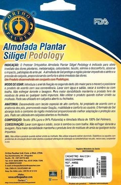 Almofada Plantar de Gel Siligel Podology - Ortho Pauher na internet