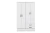 PLACARD 4 PUERTAS 2 CAJONES "TANA ECO" BLANCO. RICCHEZZE -ARMADO-