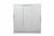 PLACARD TANA ECO 3 PUERTAS CORREDIZAS BLANCO VETA. RICCHEZZE-ARMADO-