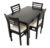 MESA VERÓNICA 1.30 COLOR NEGRO (solo mesa)