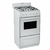 COCINA "CANDOR" 50CM ESCORIAL BLANCA GAS ENVASADO (LICUADO) - comprar online
