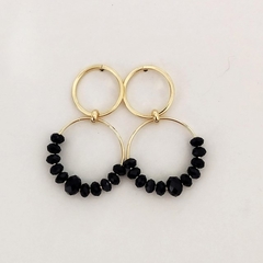 Br. arg. dupla c/ cristal au - comprar online