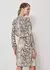 Vestido Midi Detalhado Estampa Snake Skin 53233502 - comprar online