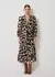 Vestido Midi Franzido Estampa Safari Giraffe 53233503 - comprar online