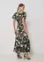 Vestido Longo Estampa M/C Tropical Flowers 53503513 - Petulancce Moda Feminina