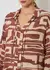 Blusa M/l Decote V Estampa Maze Colors 56.20.3505 - Petulancce Moda Feminina