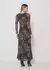 Vestido Longuete Estampa Blots 63.50.3501 - Petulancce Moda Feminina