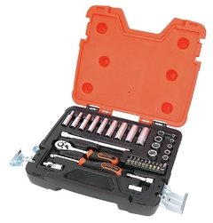 KIT HERRAMIENTAS 34PC DE BARRA DE EXT. Y TUBOS COD. 365019