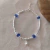 PULSERA BOLITAS CON CRISTALES AZUL - comprar online