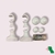 SUPORTE PVC DUPLO MEDIO BRANCO (PAR) 05030083
