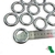 ARGOLA PVC MEDIA CROMADA (PCT COM 10 UN) 05030181