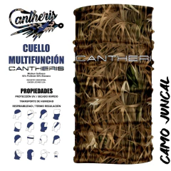 CUELLO MULTIFUNCION con Filtro Uv Deportivo. Caza Pesca Moto Bicicleta Ski Snowboard MOD: CAMO JUNCAL en internet