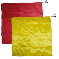 Swing Flag Quadrado Amarelo e Vermelho - Vendido por par