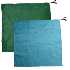 Swing Flag Quadrado Azul Claro e Verde Escuro - Vendido por par