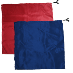 Swing Flag Quadrado Azul Escuro e Vermelho - Vendido por par
