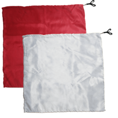 Swing Flag Quadrado Vermelho e Branco - Vendido por par