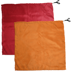 Swing Flag Quadrado Laranja e Vermelho - Vendido por par