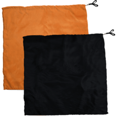 Swing Flag Quadrado Laranja e Preto - Vendido por par