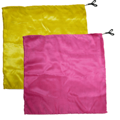 Swing Flag Quadrado Amarelo e Rosa - Vendido por par